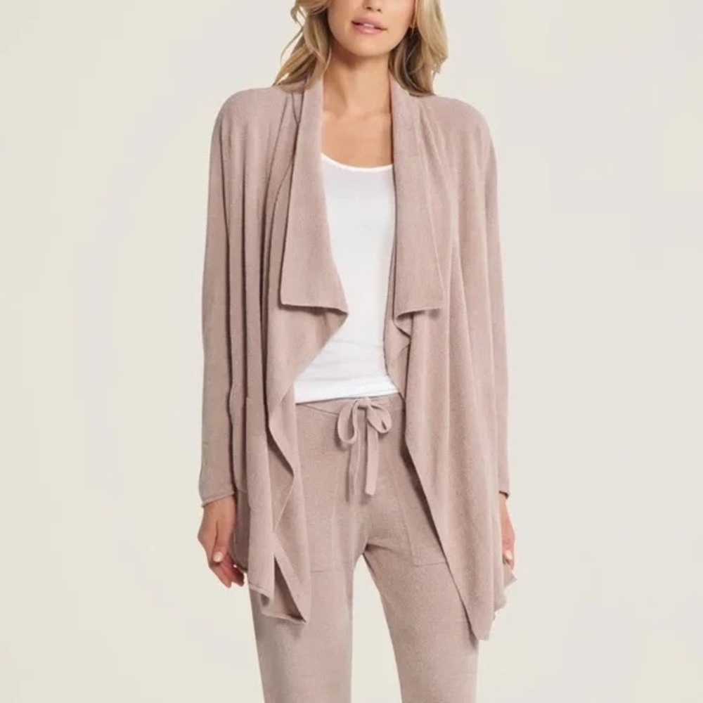 Croft & Barrow Light Brown Knit Cardigan